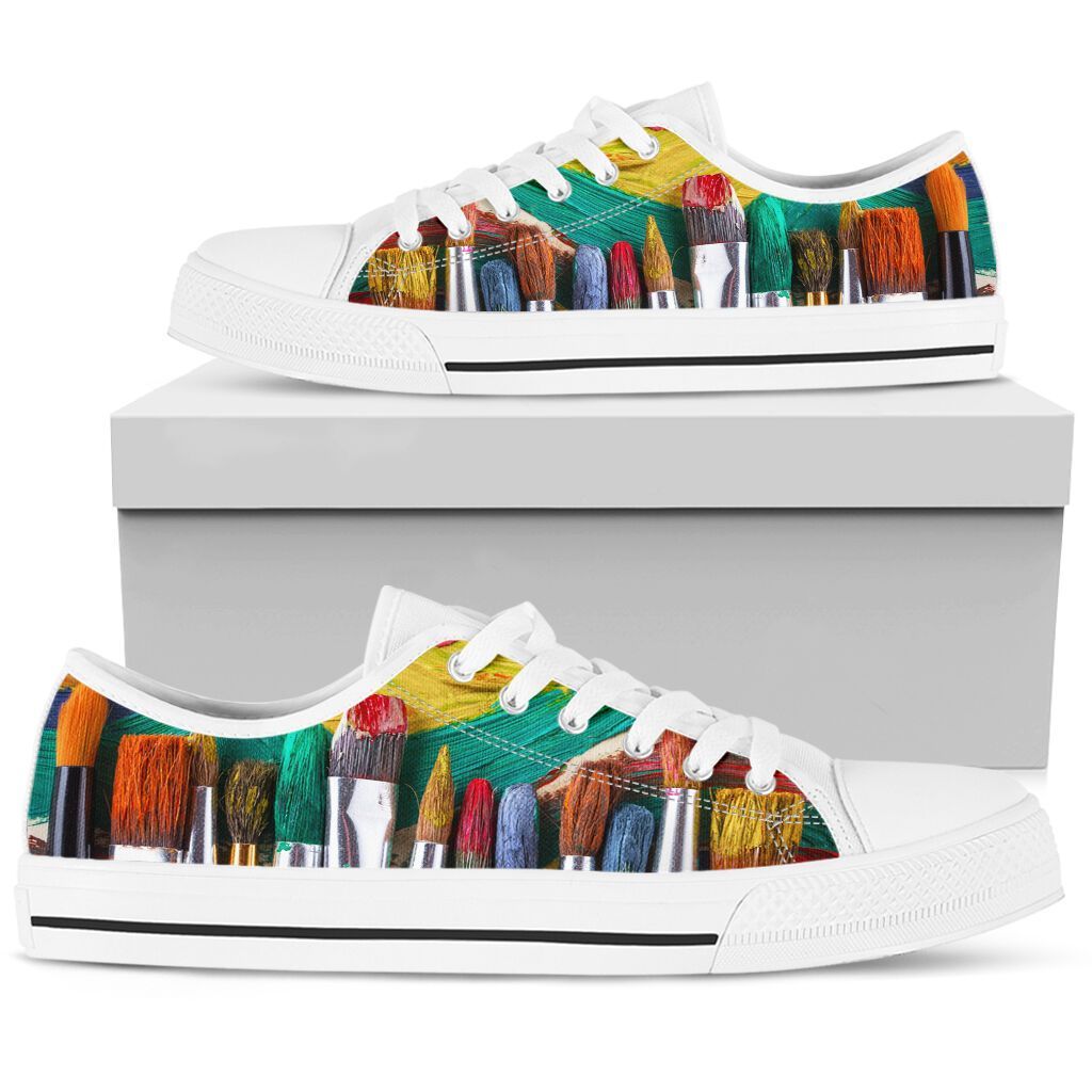 Art Teacher Low Top Shoes HG03-Apparel-HG-US5 (EU38)-MEN'S LOW TOP-Vibe Cosy™