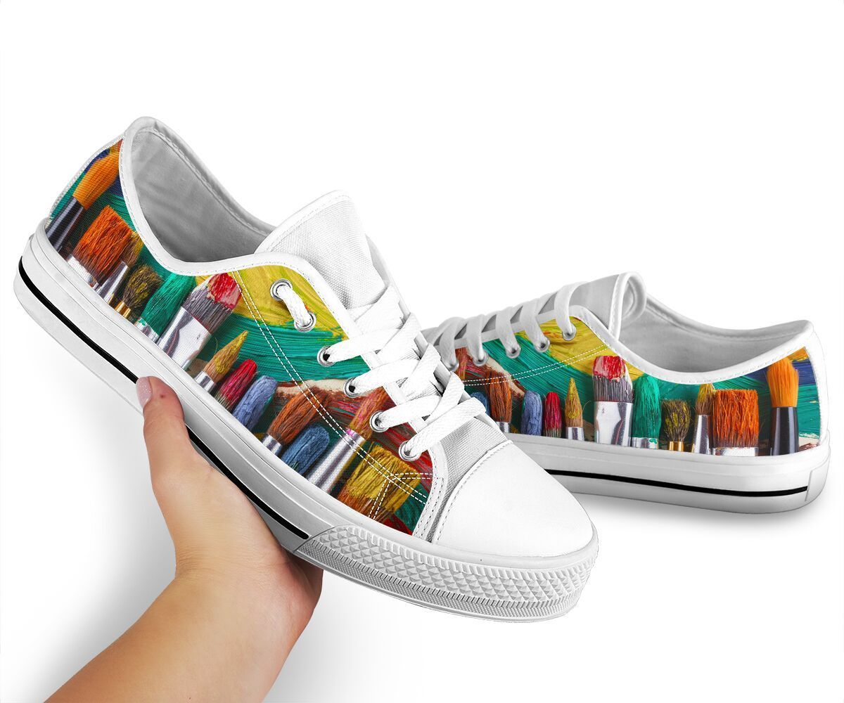 Art Teacher Low Top Shoes HG03-Apparel-HG-US5 (EU38)-MEN'S LOW TOP-Vibe Cosy™