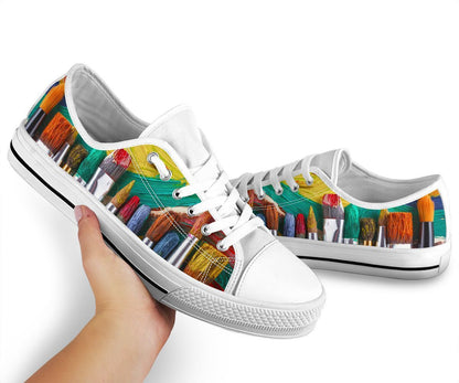 Art Teacher Low Top Shoes HG03-Apparel-HG-US5 (EU38)-MEN'S LOW TOP-Vibe Cosy™