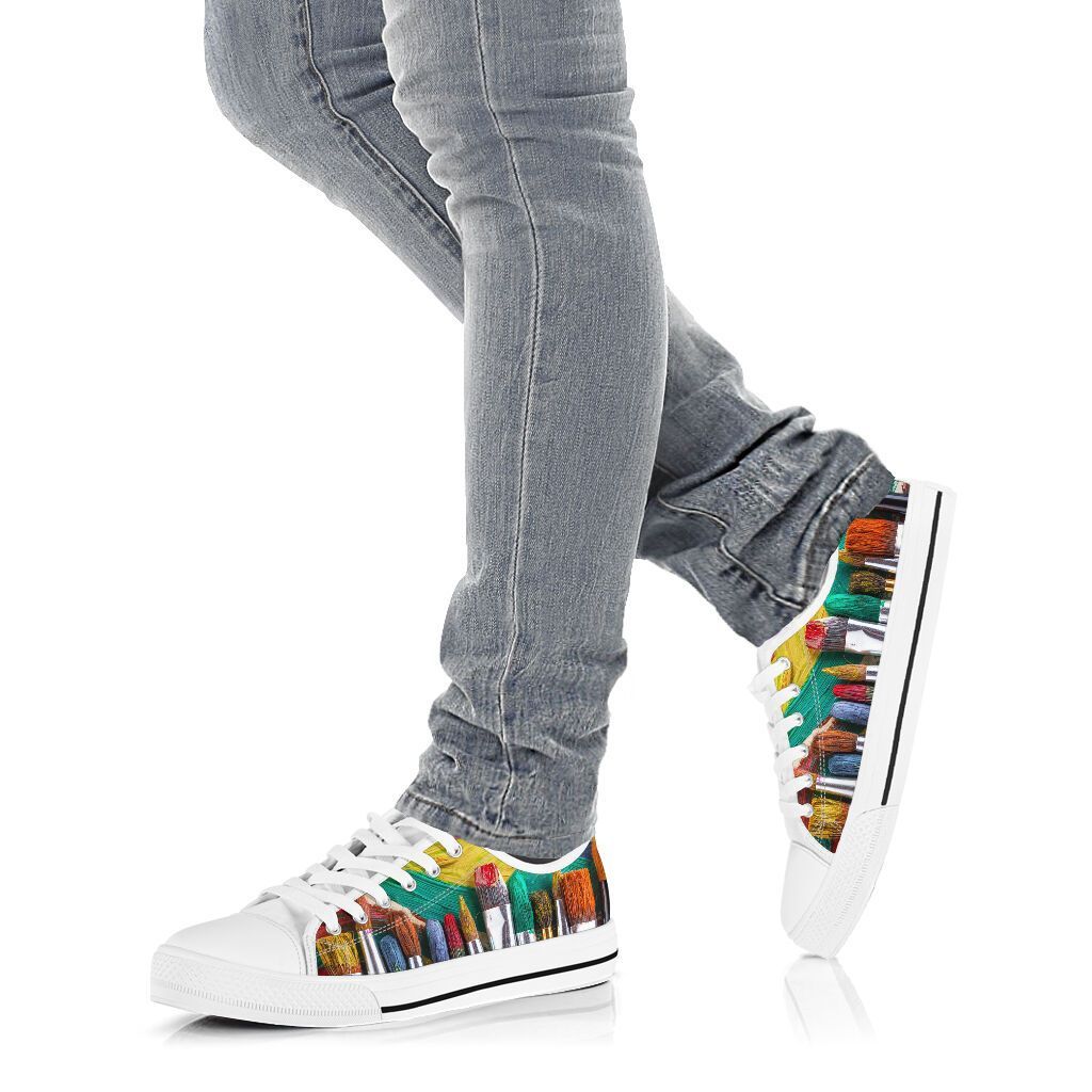 Art Teacher Low Top Shoes HG03-Apparel-HG-US5 (EU38)-MEN'S LOW TOP-Vibe Cosy™