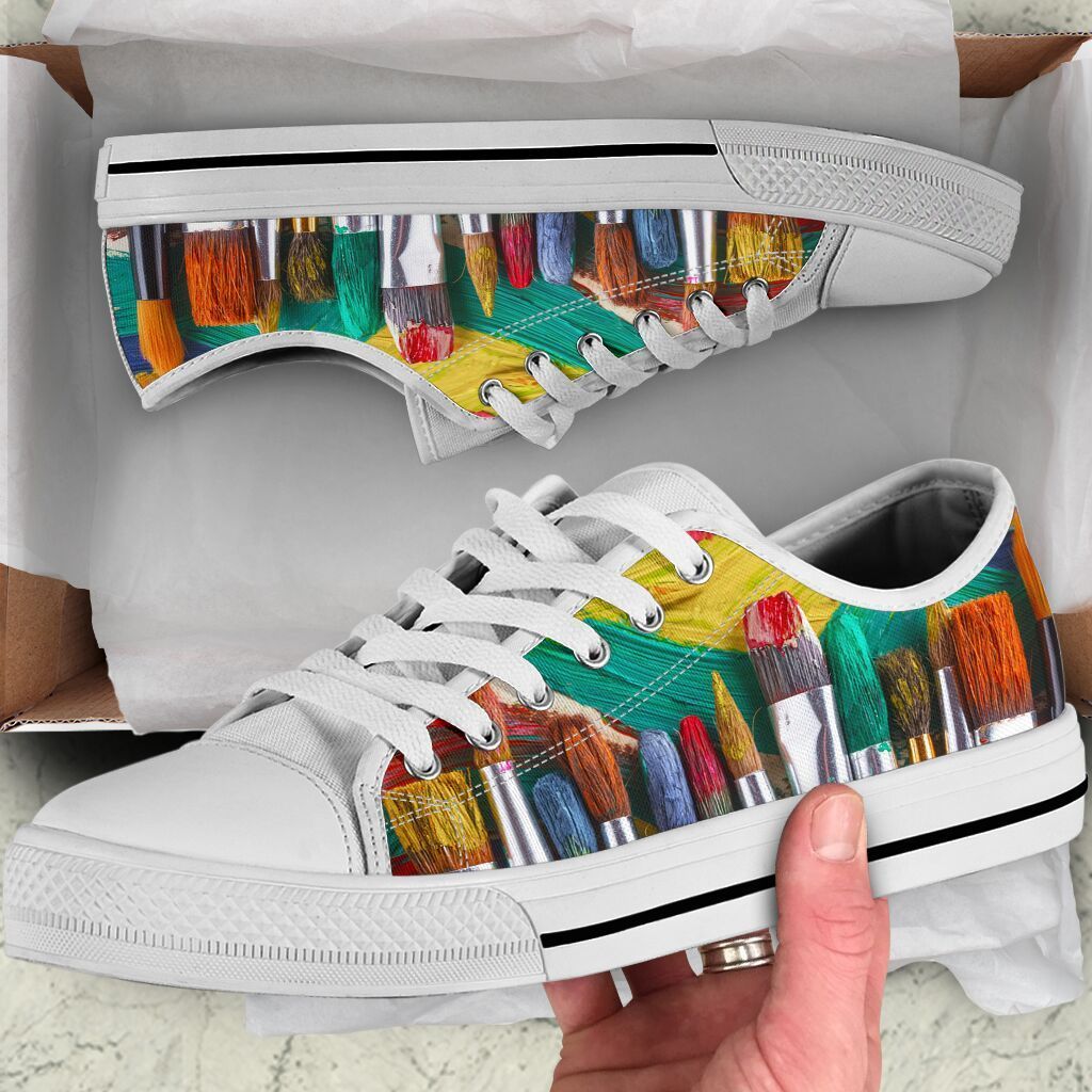 Art Teacher Low Top Shoes HG03-Apparel-HG-US5 (EU38)-MEN'S LOW TOP-Vibe Cosy™