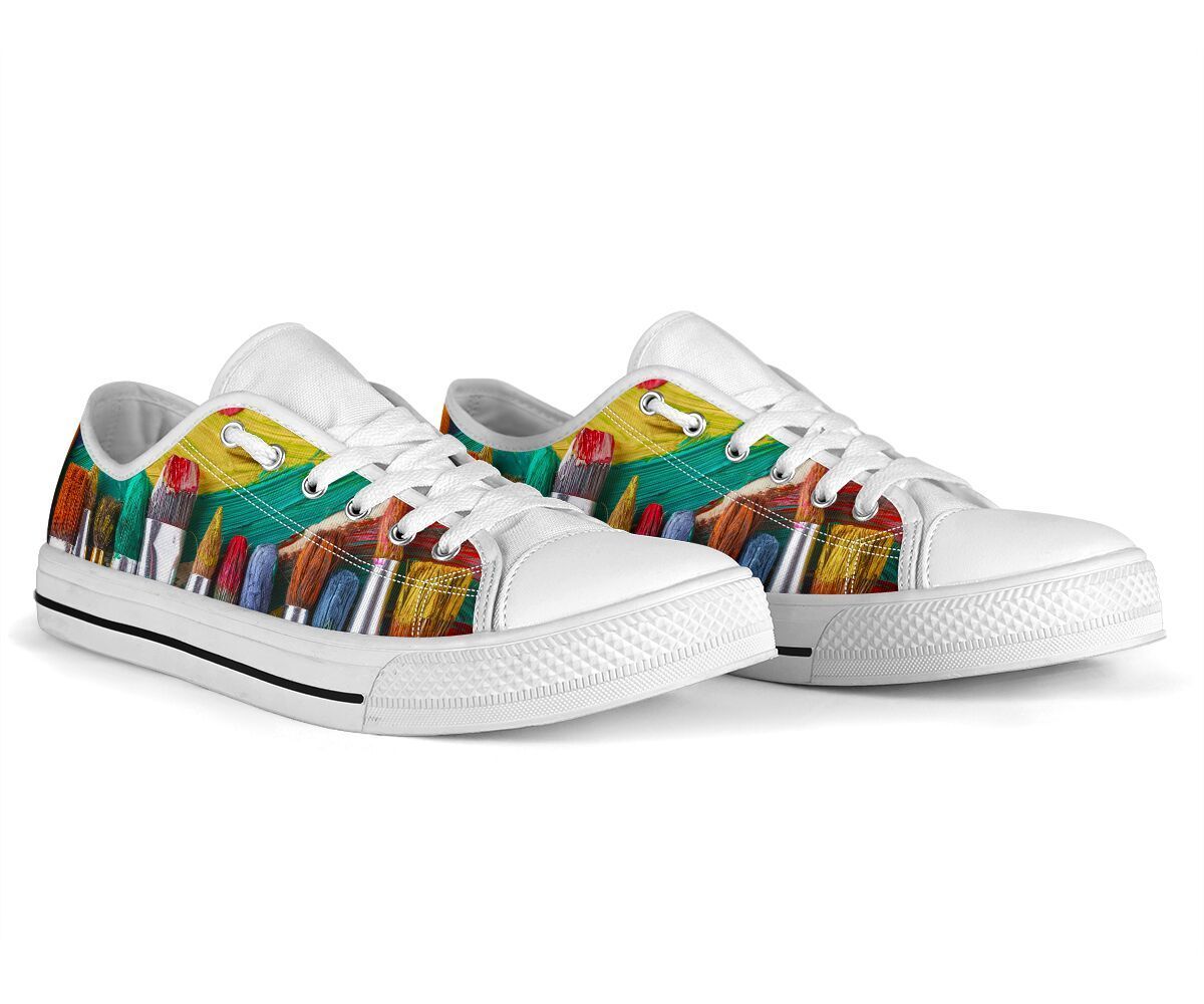 Art Teacher Low Top Shoes HG03-Apparel-HG-US5 (EU38)-MEN'S LOW TOP-Vibe Cosy™