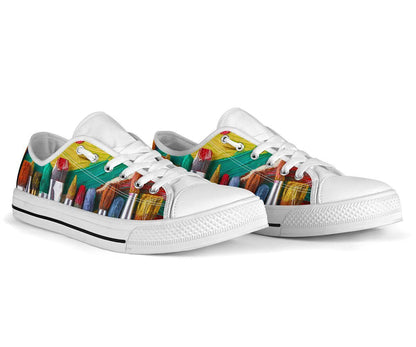 Art Teacher Low Top Shoes HG03-Apparel-HG-US5 (EU38)-MEN'S LOW TOP-Vibe Cosy™