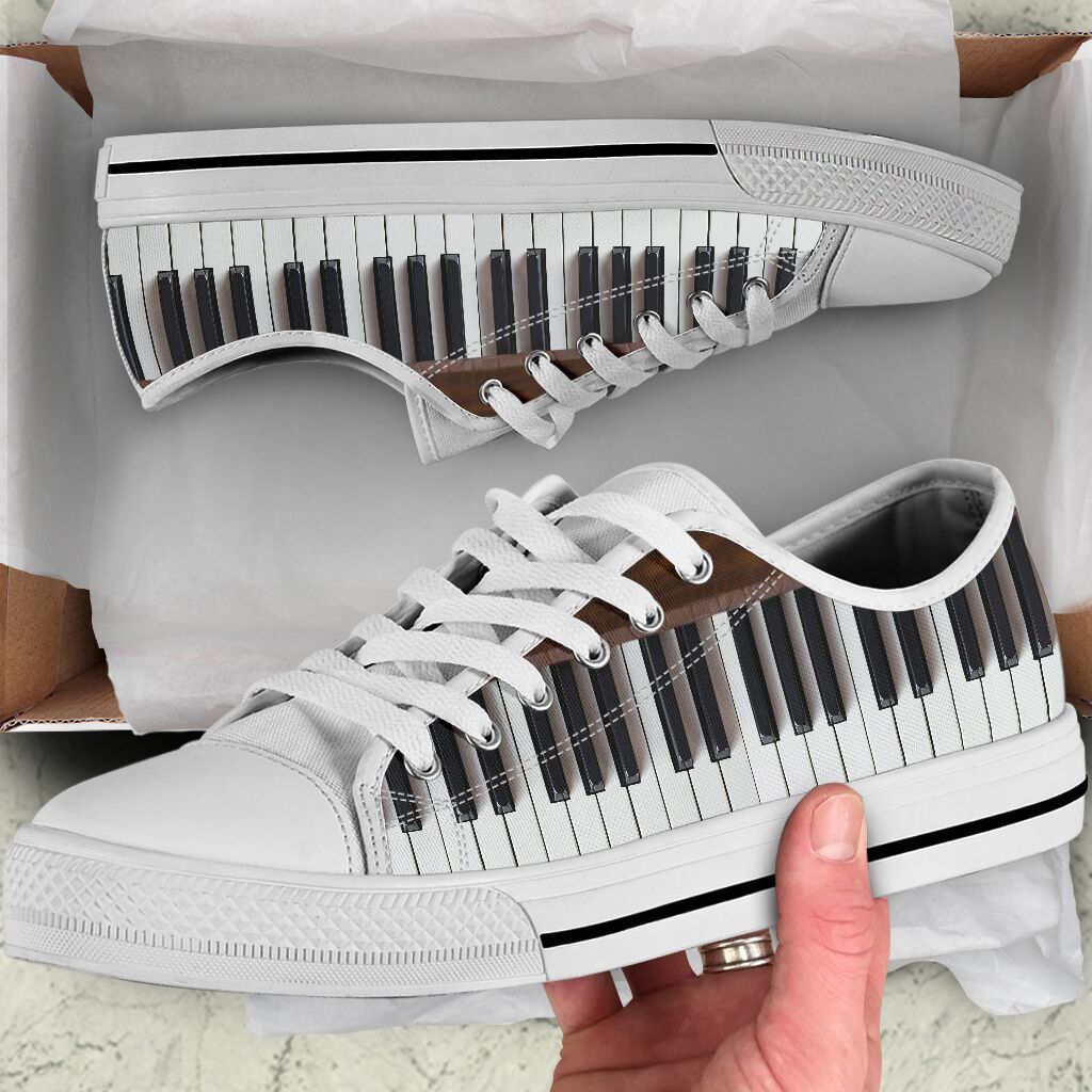 Piano Low Top Shoes HG14-Apparel-HG-US5 (EU38)-MEN'S LOW TOP-Vibe Cosy™