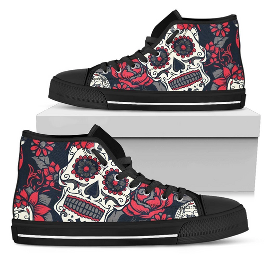 Skull high top shoes PL18032004-PL8386-Women's high top-EU36 (US5.5)-Vibe Cosy™