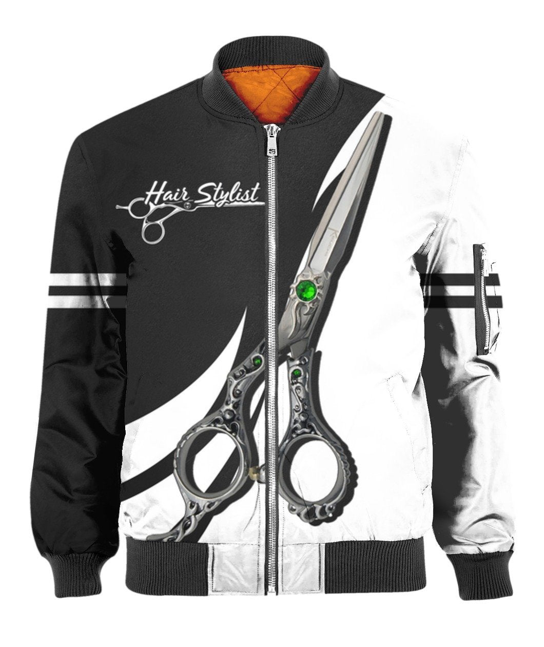 Hair stylist 3d hoodie shirt for men and women HG HAC130205-Apparel-HG-Bomber-S-Vibe Cosy™