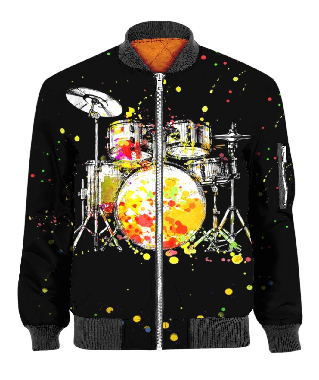 Drum music 3d hoodie shirt for men and women HG HAC23122-Apparel-HG-Bomber-S-Vibe Cosy™