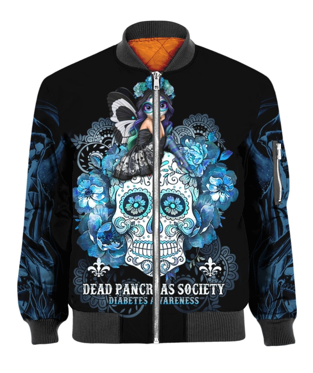 Diabetes 3d hoodie shirt for men and women HG HAC210301-Apparel-HG-Bomber-S-Vibe Cosy™