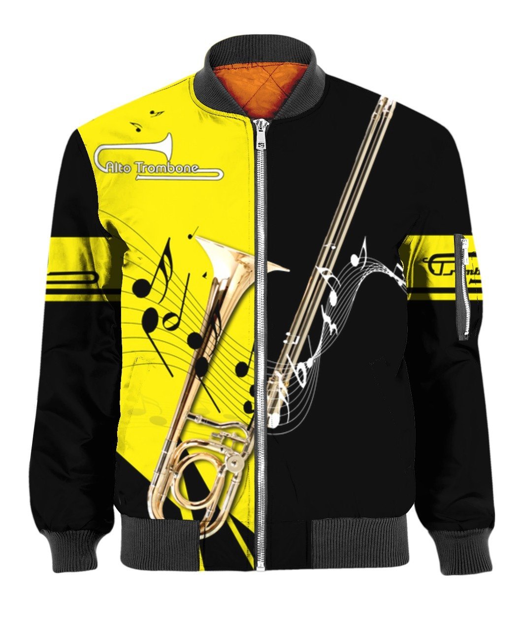 Alto trombone music 3d hoodie shirt for men and women HG HAC101207-Apparel-HG-Bomber-S-Vibe Cosy™
