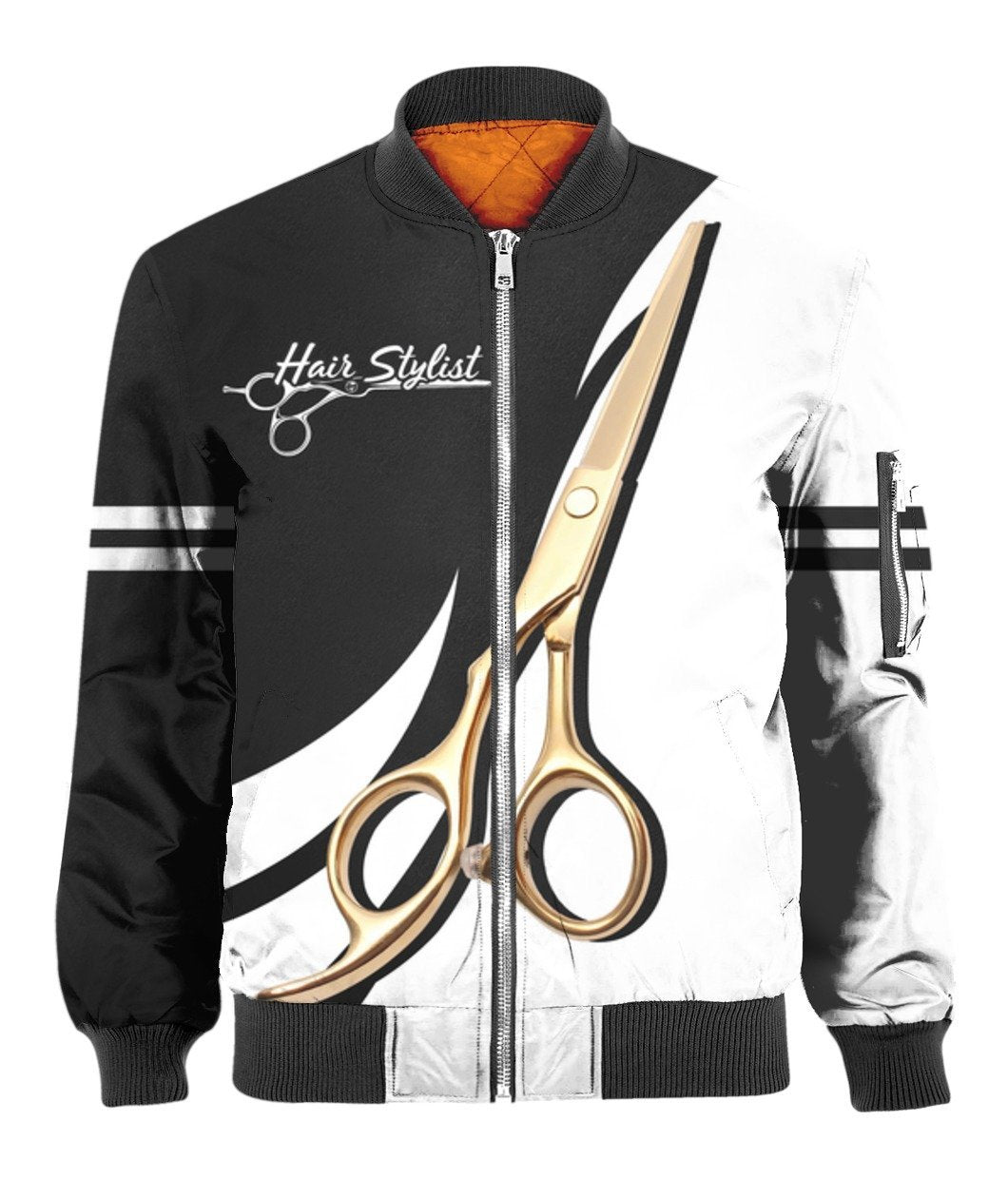 Hair stylist 3d hoodie shirt for men and women HG HAC140201-Apparel-HG-Bomber-S-Vibe Cosy™