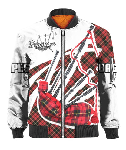 Bagpipes music 3d hoodie shirt for men and women HG HAC100105-Apparel-HG-Bomber-S-Vibe Cosy™