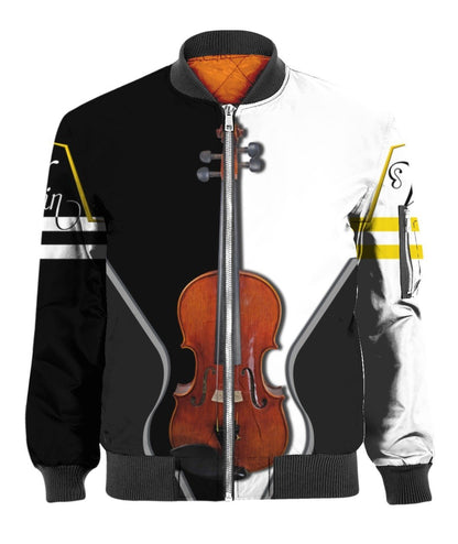 Violin music 3d hoodie full HG HAC281102-Apparel-HG-Bomber-S-Vibe Cosy™