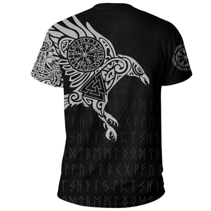 Vikings - The Raven of Odin Tattoo Custom Name-Apparel-HP Arts-Hoodie-S-Vibe Cosy™