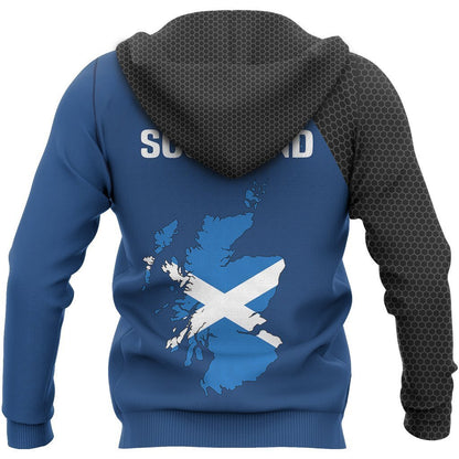 Scotland Map Special Pullover Hoodie NNK 1509-Apparel-PL8386-Zip Hoodie-S-Vibe Cosy™
