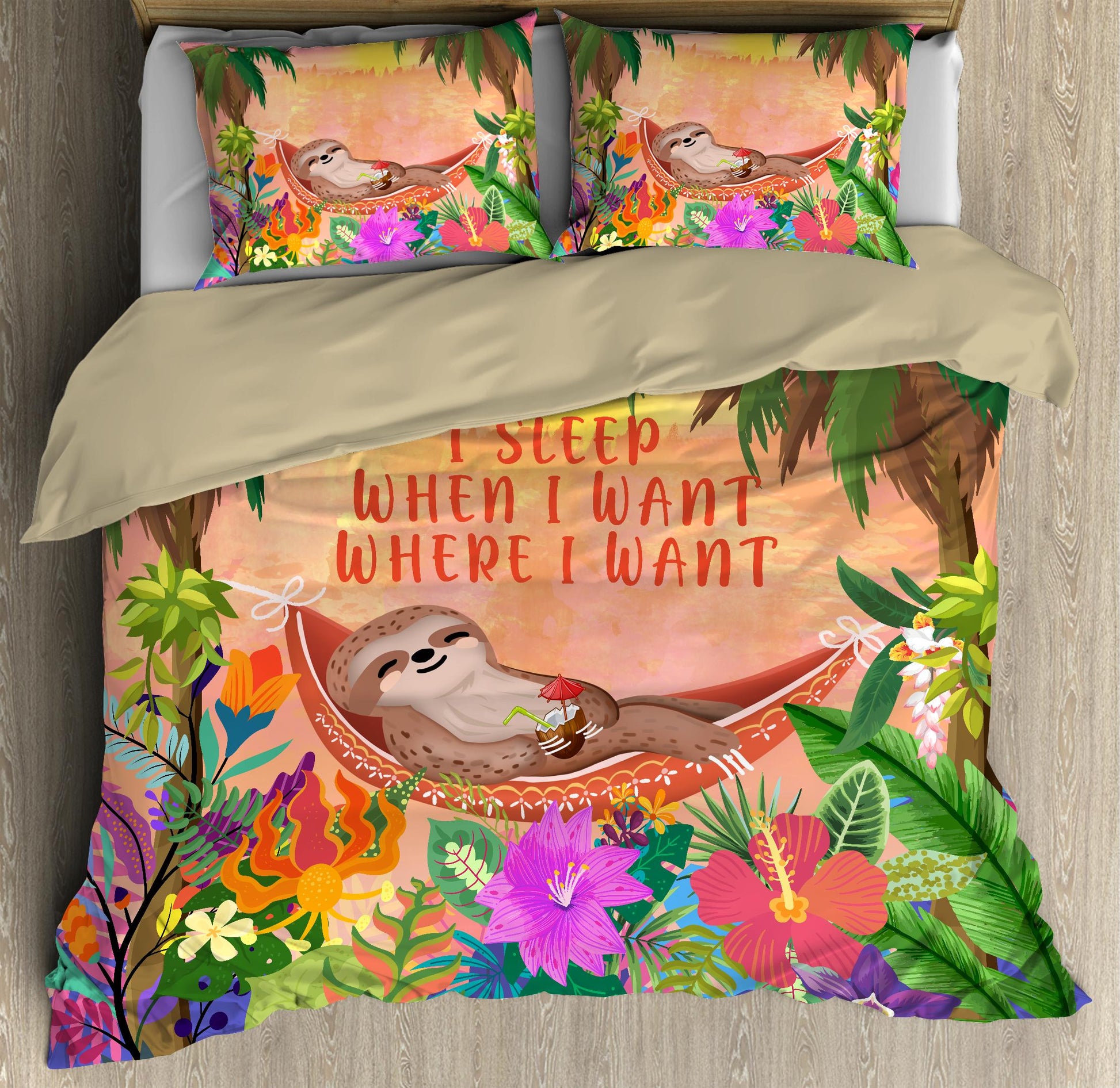 Sleep Sleeping hippie Bedding Set-ML-ML-US Twin-Vibe Cosy™