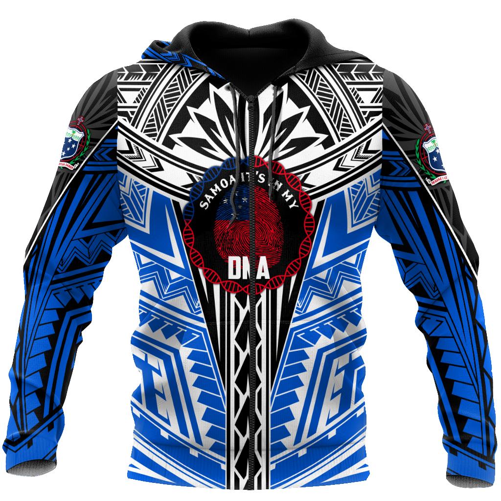 Amazing Polynesian Samoa Tattoo Hoodie-ML-Apparel-ML-Zipped Hoodie-S-Vibe Cosy™
