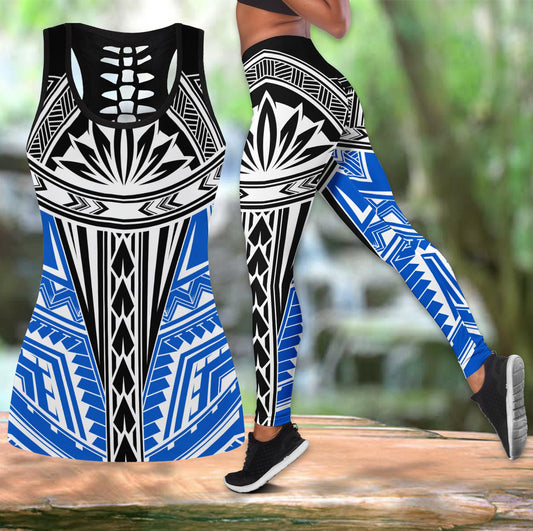 Polynesian Tattoo Legging & Tank top-ML-Apparel-ML-S-S-Vibe Cosy™