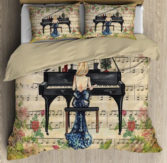 Love music for lover Bedding Set-ML-ML-US Twin-Vibe Cosy™