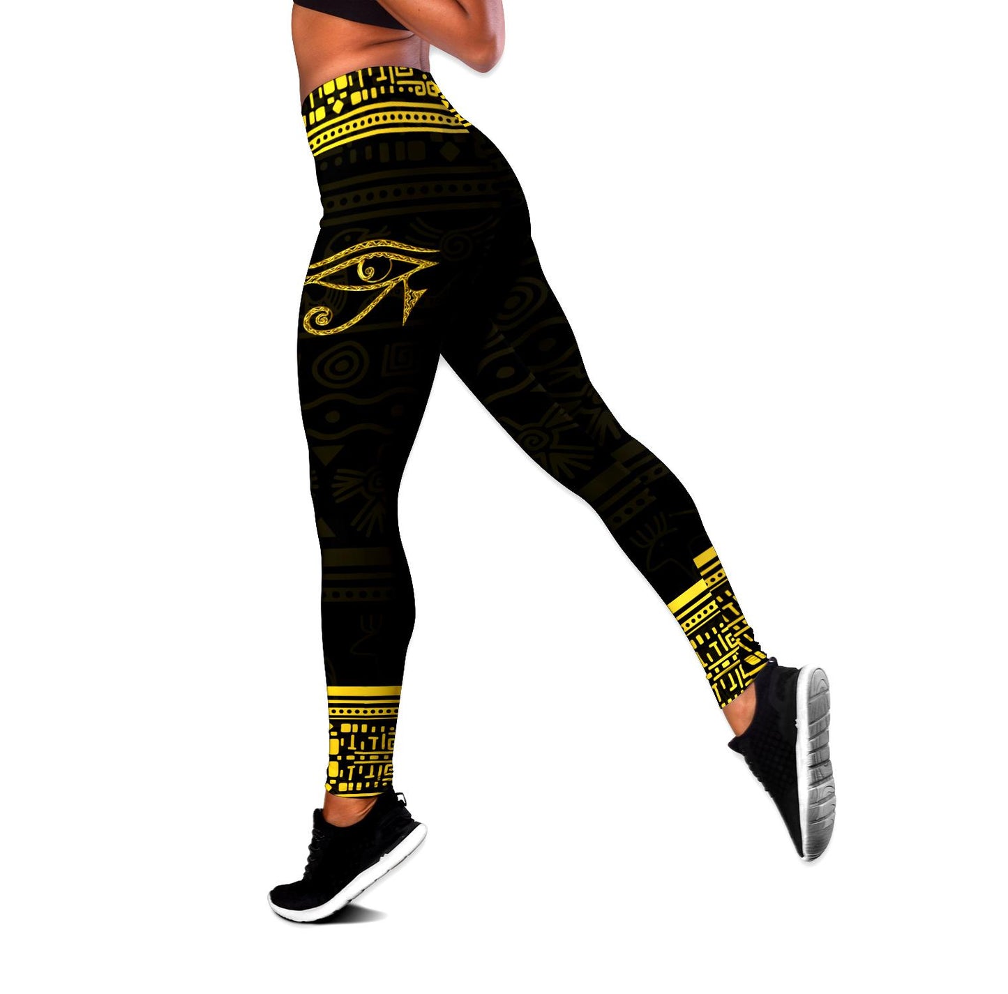 African The Eye Of Horus Legging & Tank top-ML-Apparel-ML-S-No Tank-Vibe Cosy™