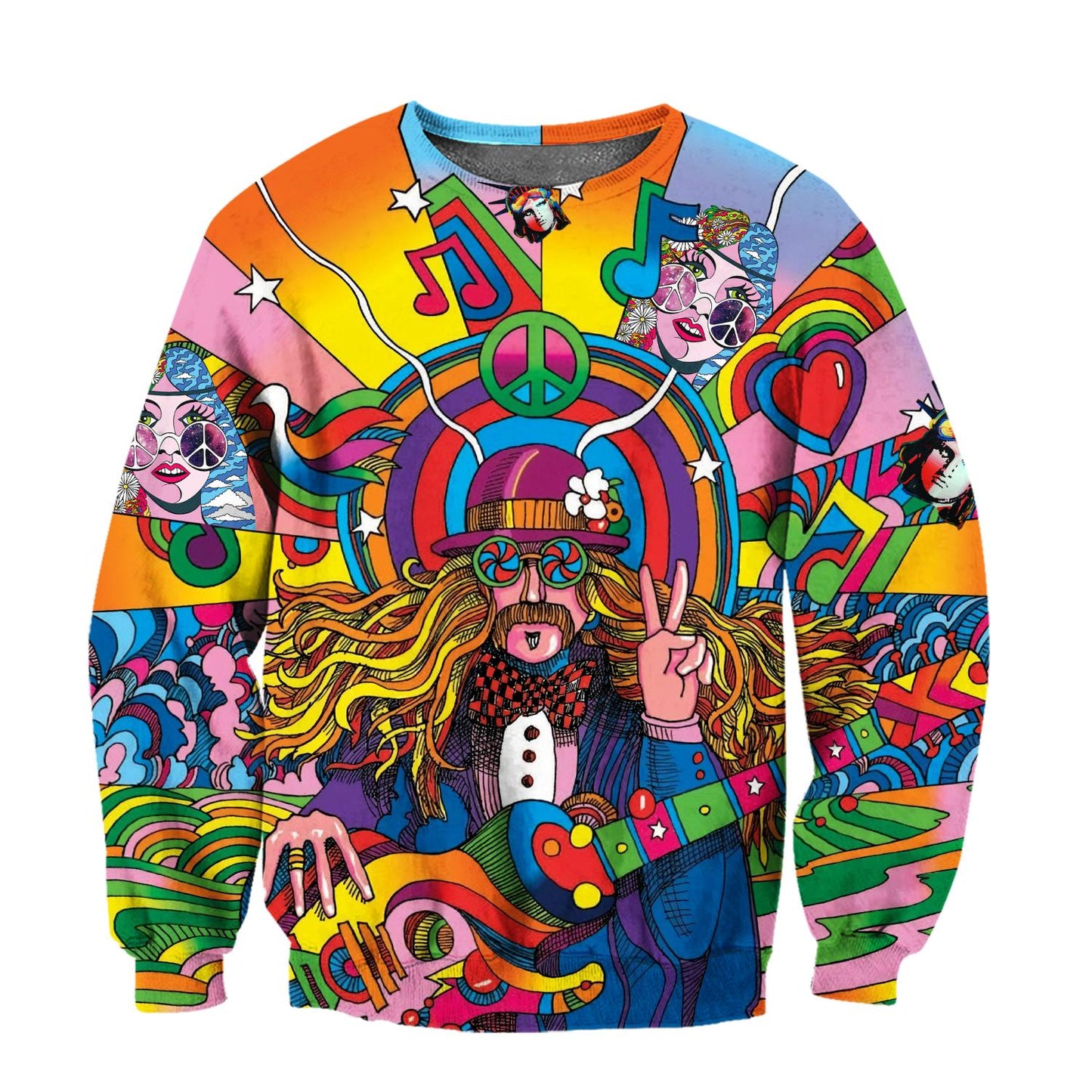 Fall In Love With Hippie Guys Hoodie For Men And Women