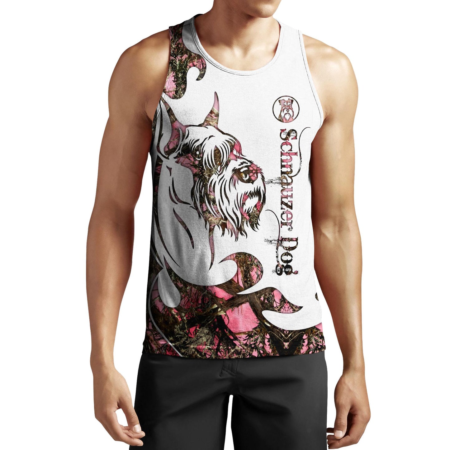 Schnauzer Dog 3D All Over Printed shirt & short for men and women PL