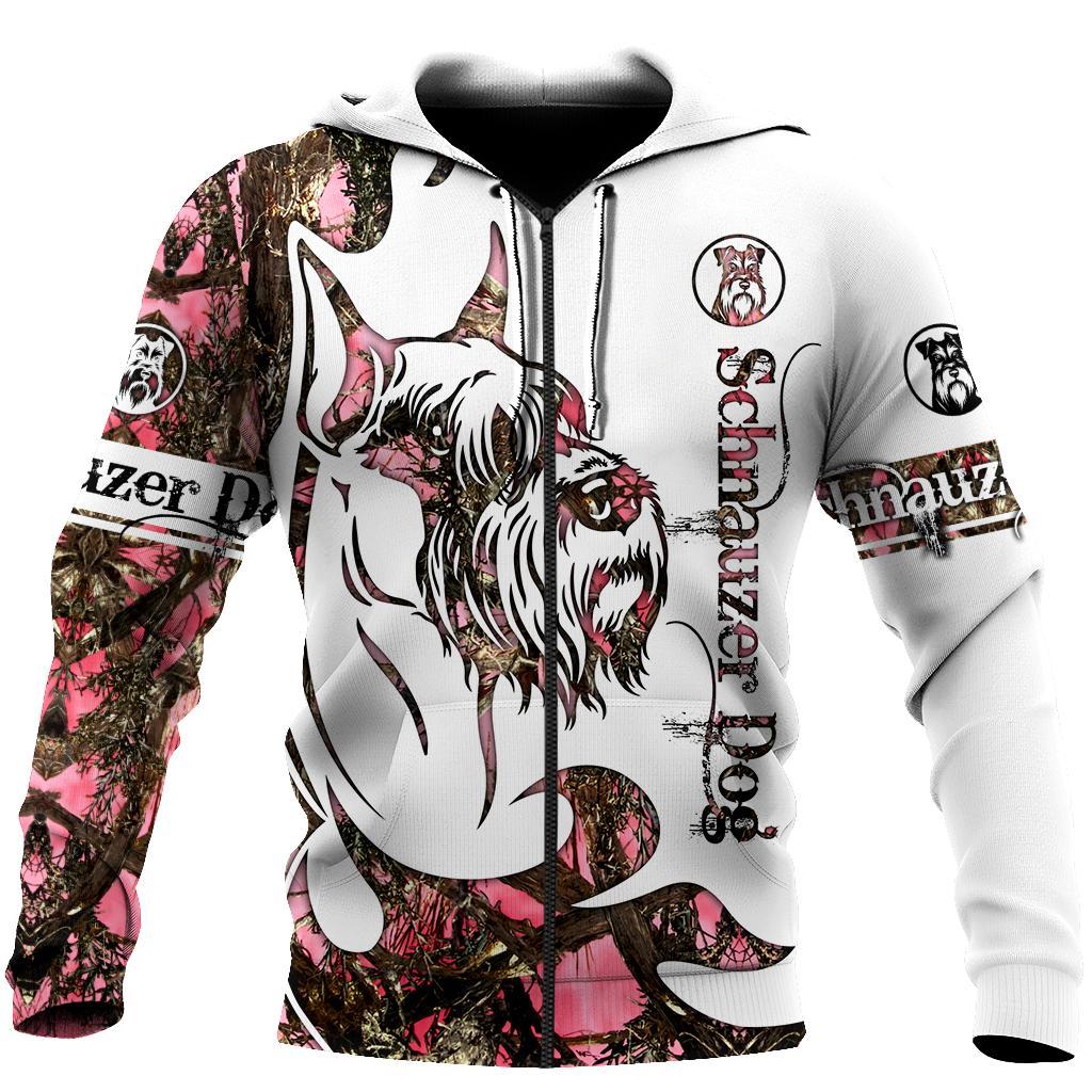 Schnauzer Dog 3D All Over Printed shirt & short for men and women PL