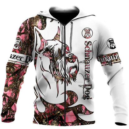 Schnauzer Dog 3D All Over Printed shirt & short for men and women PL