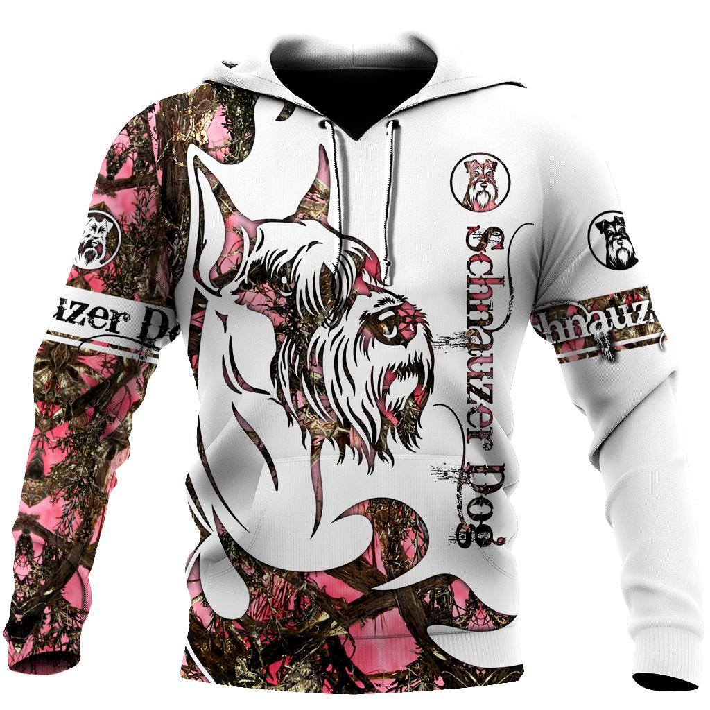 Schnauzer Dog 3D All Over Printed shirt & short for men and women PL
