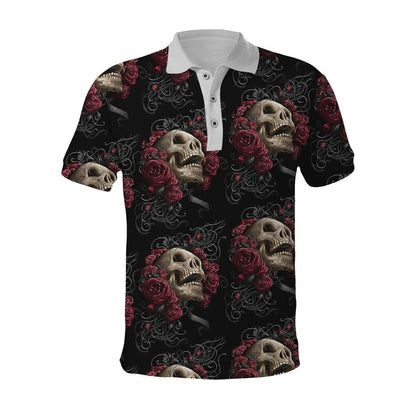 Skulls And Roses Art Hoodie For Men And Women