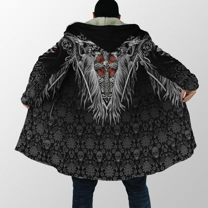 Skulls On The Cross Cloak For Men And Women JJW21092001