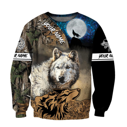 Wolf Lover Customize 3D All Over Printed Shirts For Men And Women