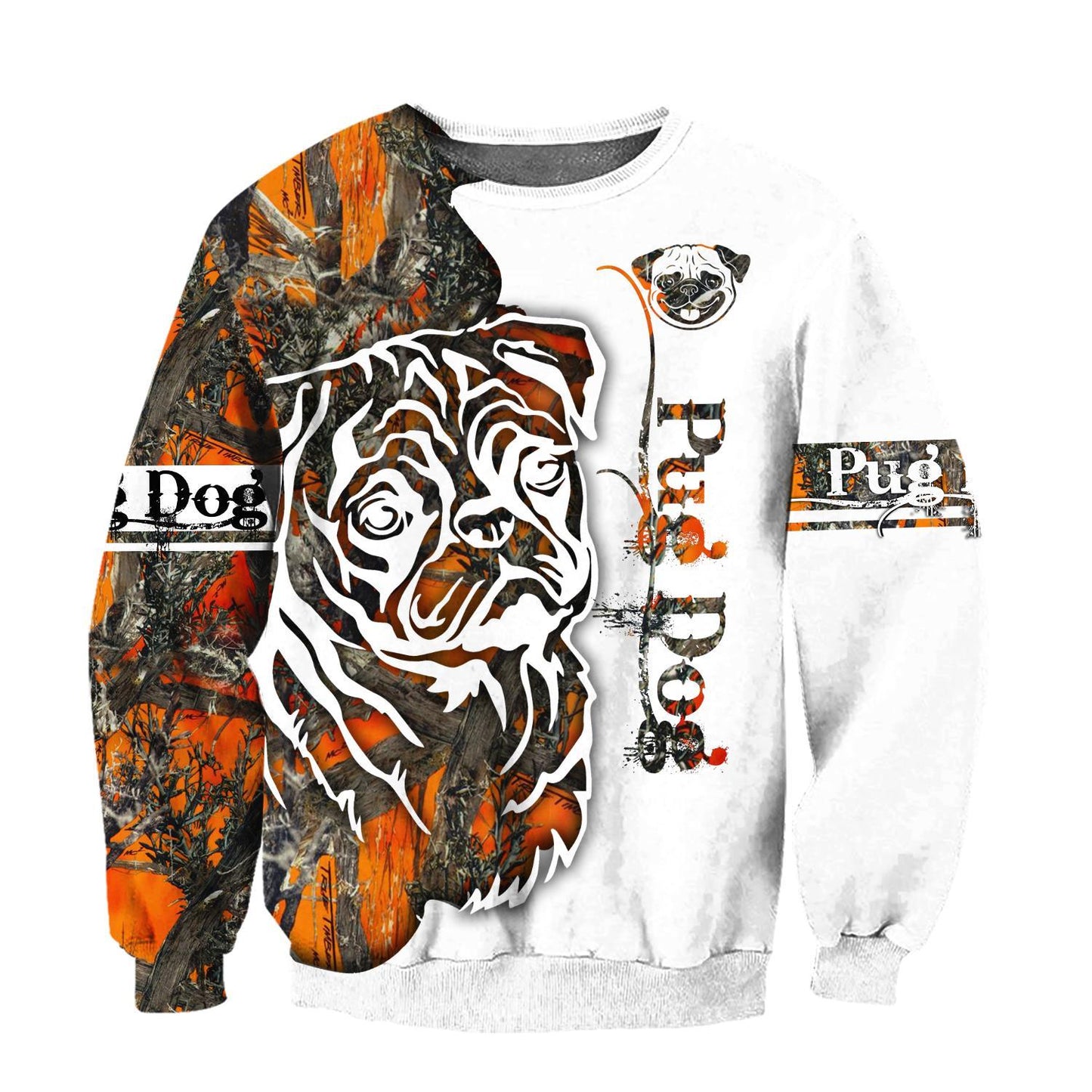 Pug Dog 3D All Over Printed shirt & short for men and women PL
