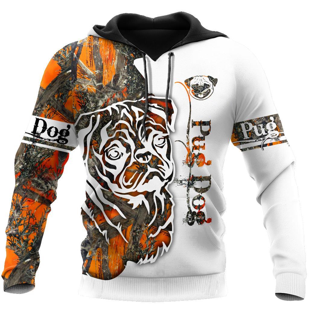 Pug Dog 3D All Over Printed shirt & short for men and women PL