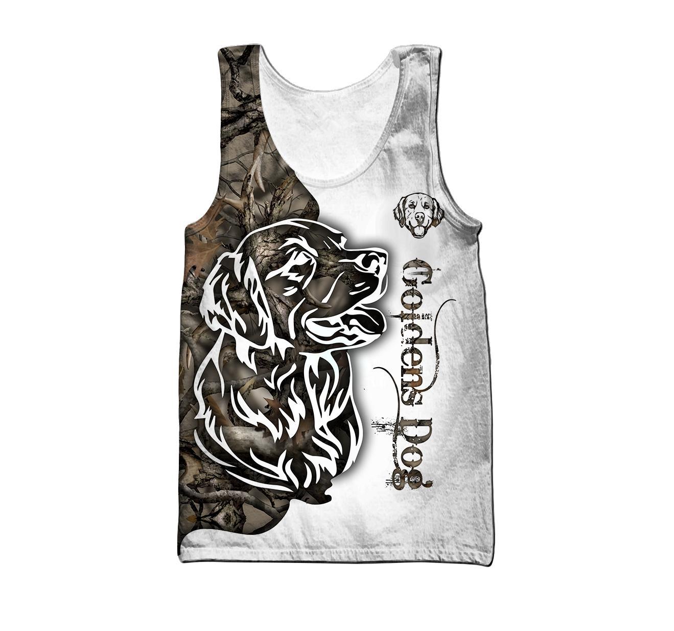 Goldens Dog 3D All Over Printed shirt & short for men and women PL