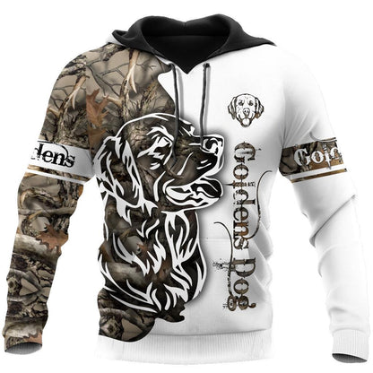 Goldens Dog 3D All Over Printed shirt & short for men and women PL