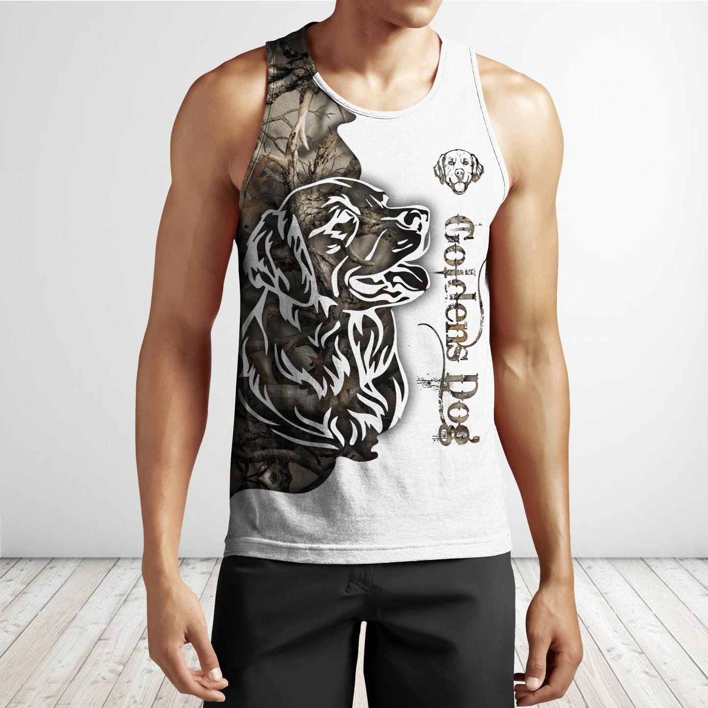 Goldens Dog 3D All Over Printed shirt & short for men and women PL