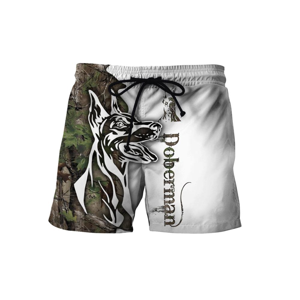 Doberman Dog 3D All Over Printed shirt & short for men and women PL