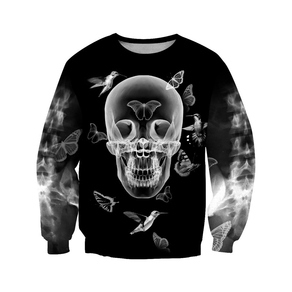 Xray Skulls Hoodie For Men And Women JJW25092002