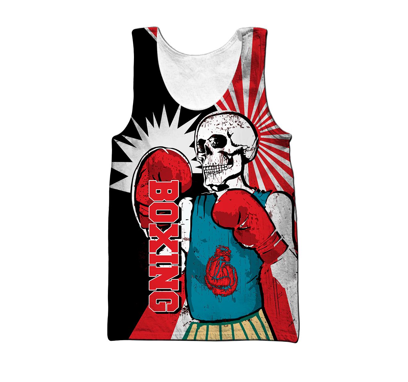Loving Skull And Boxing Hoodie For Men And Women DQB09262001