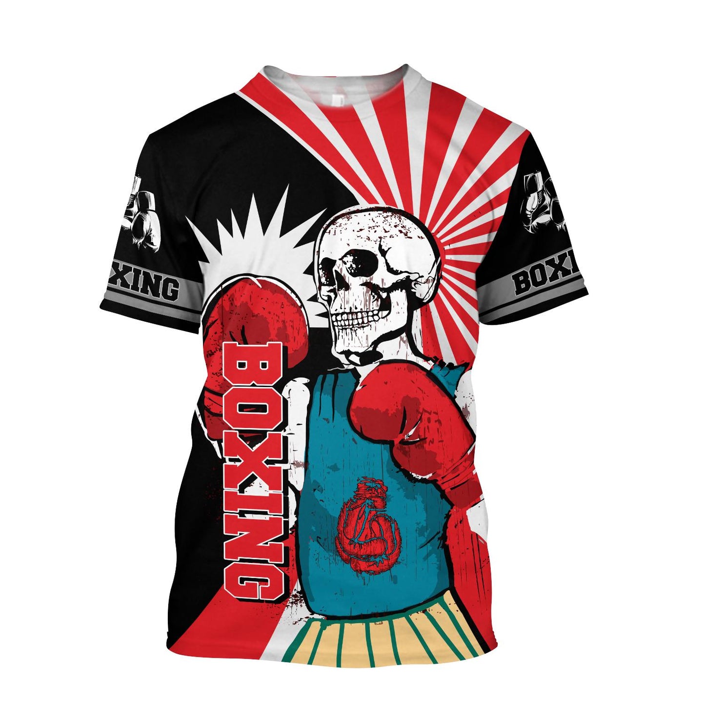 Loving Skull And Boxing Hoodie For Men And Women DQB09262001