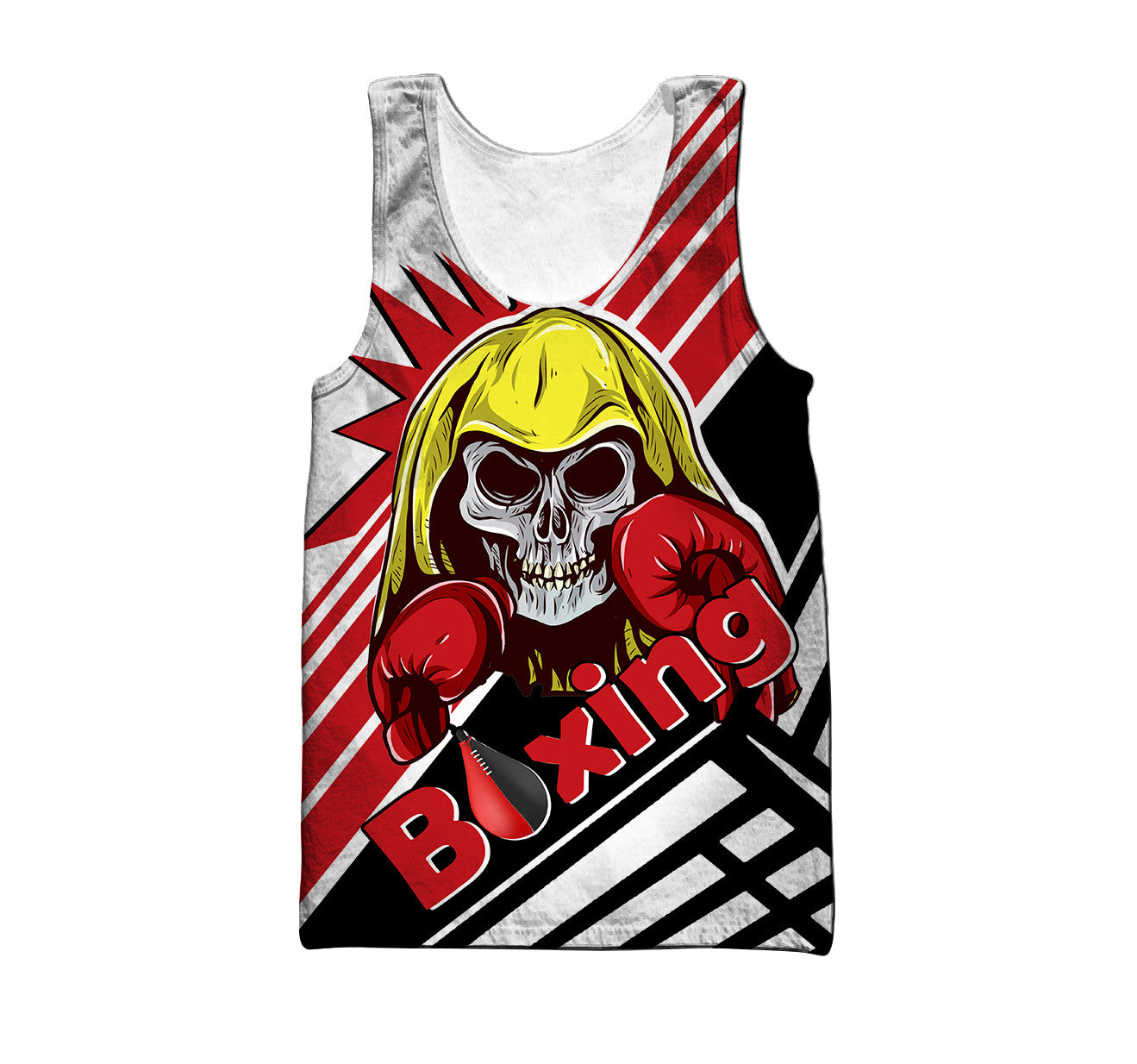 Skull Boxing Player Hoodie For Men And Women DQB09292001