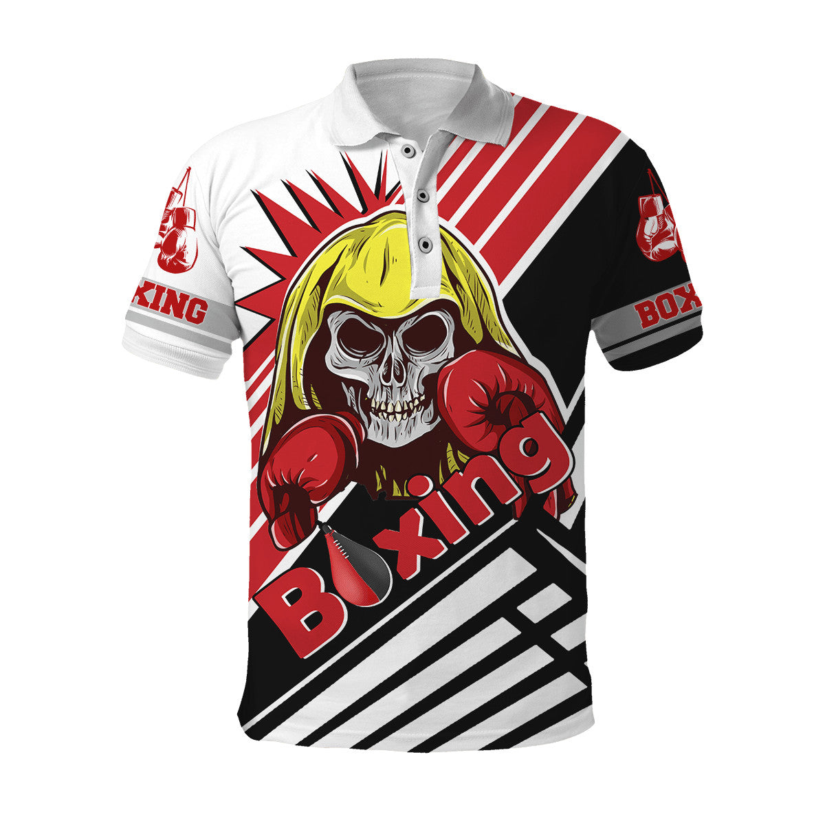 Skull Boxing Player Hoodie For Men And Women DQB09292001