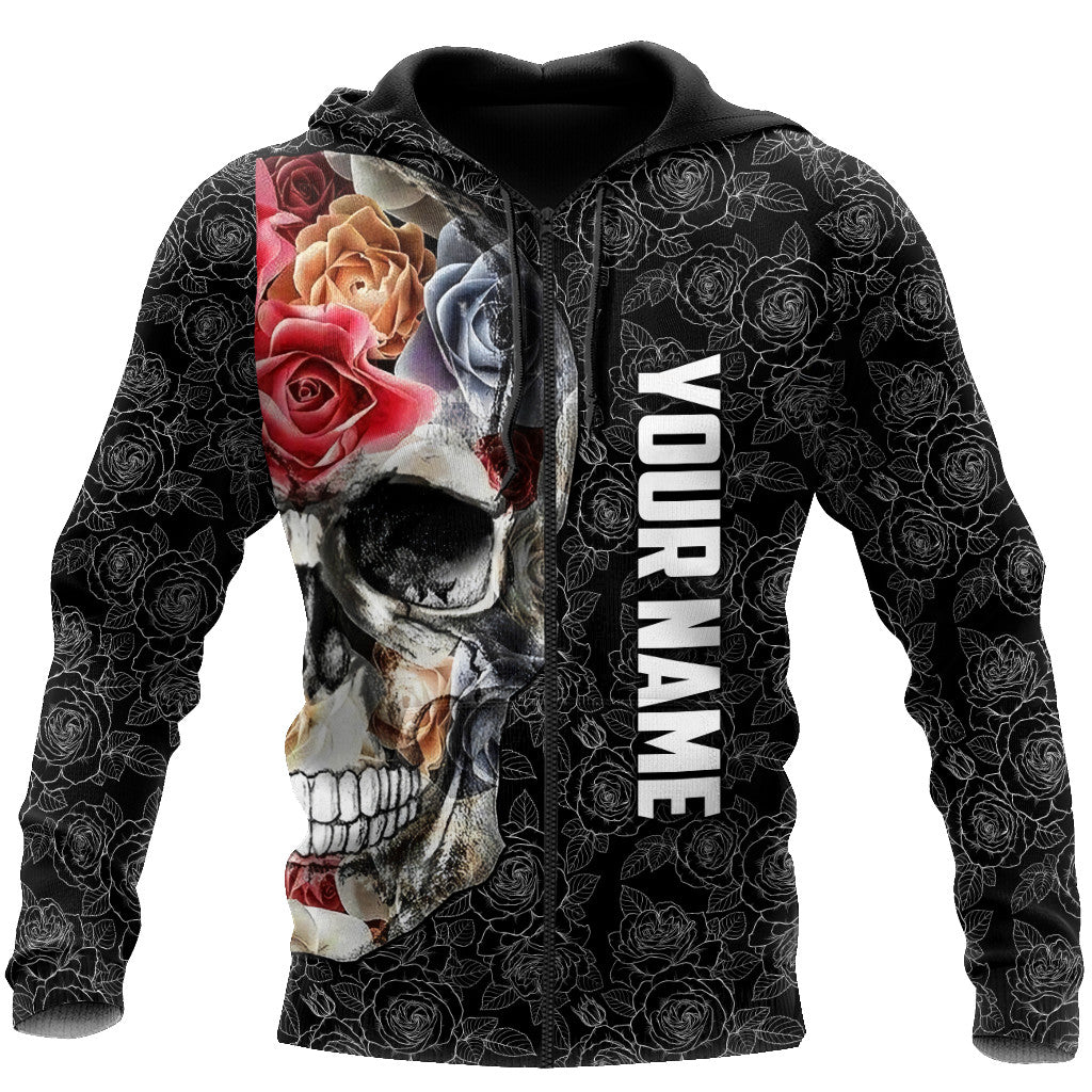 Customize Name - Skulls Hoodie For Men And Women TQH200924