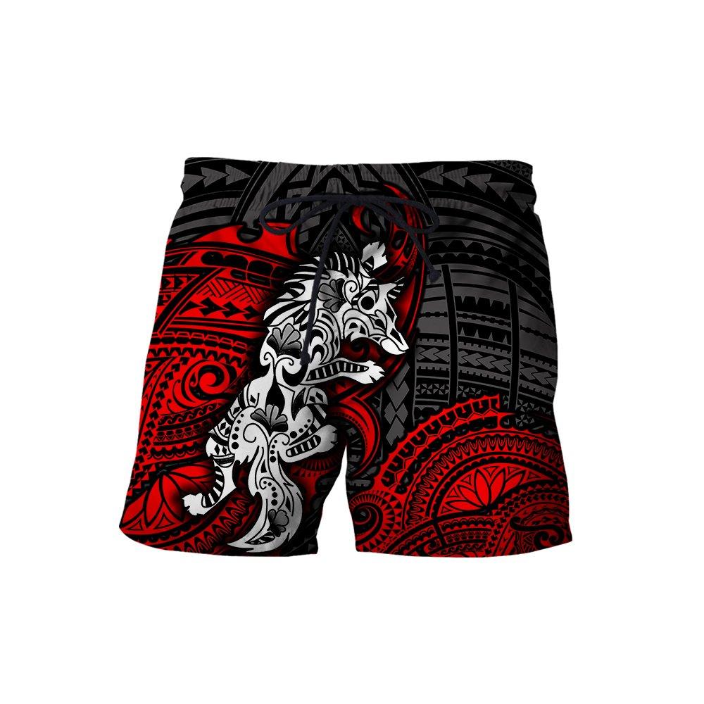 Amazing Polynesian Wolf Tattoo Unisex Hoodie-ML