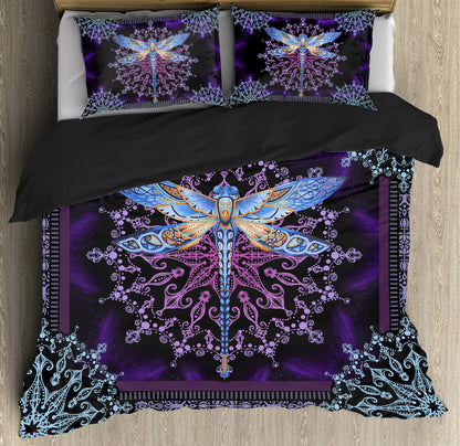 Mandala Lovely Dragonfly Bedding Set TQH200921