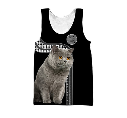 Scottish Fold Shorthair Cat Hoodie For Men And Women TQH201002