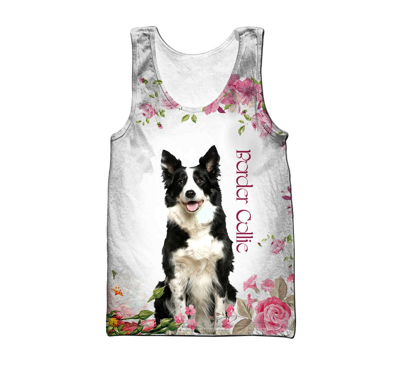 Border collie 3D All Over Printed shirt & short for men and women PL