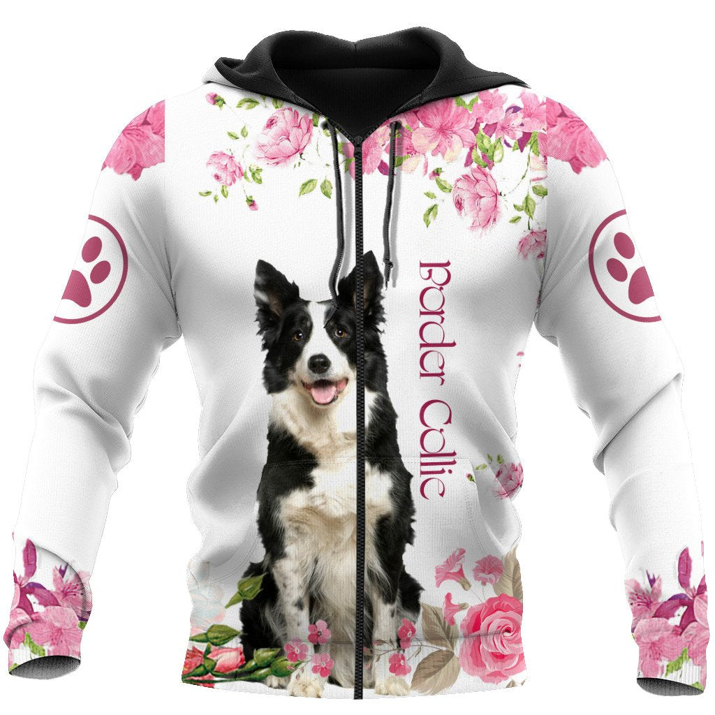 Border collie 3D All Over Printed shirt & short for men and women PL