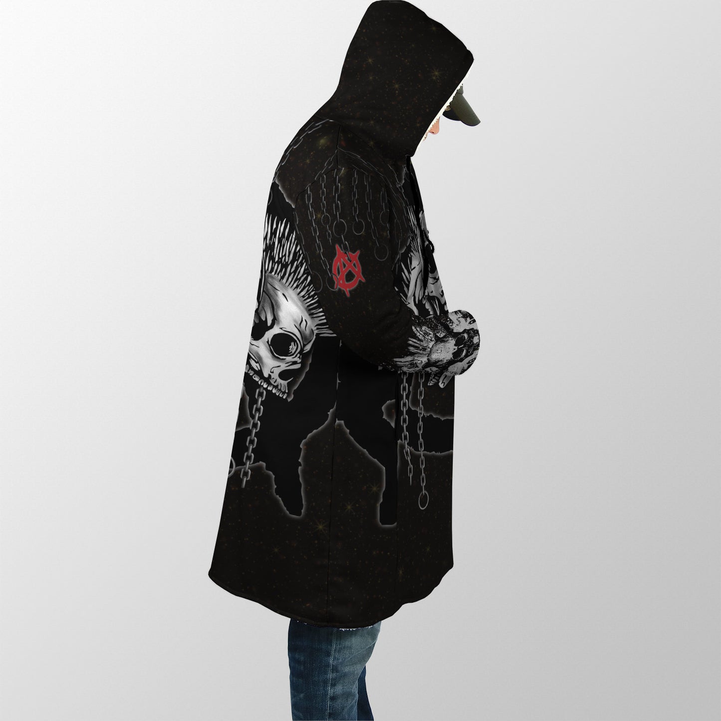 Punk Skulls Cloak For Men And Women JJW03102003