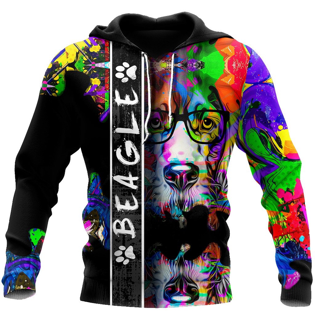Beagle dog full color 3D All Over Printed shirt & short for men and women PL